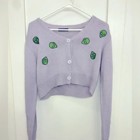 Shein alien cardigan - Picture 2 of 4